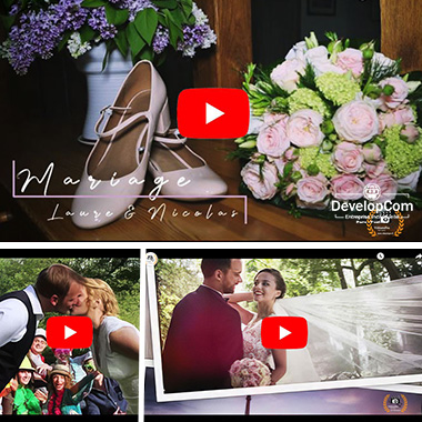 Montage vidéo de mariage, création vidéo mariage